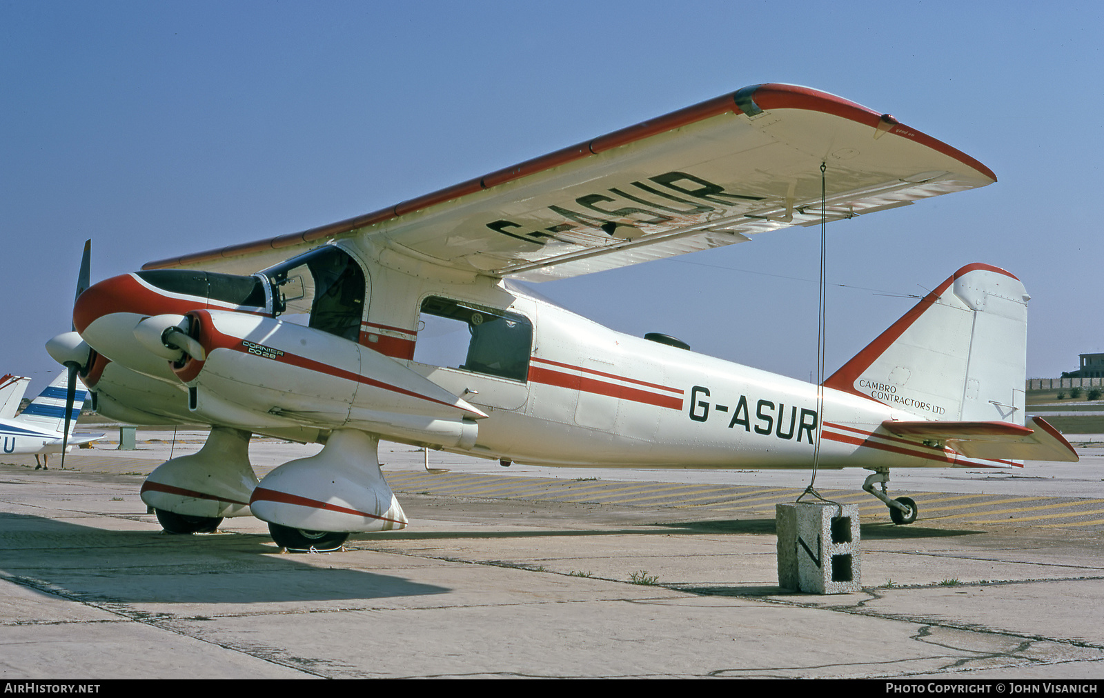 Aircraft Photo of G-ASUR | Dornier Do-28A-1 | Cambro Contractors | AirHistory.net #396072
