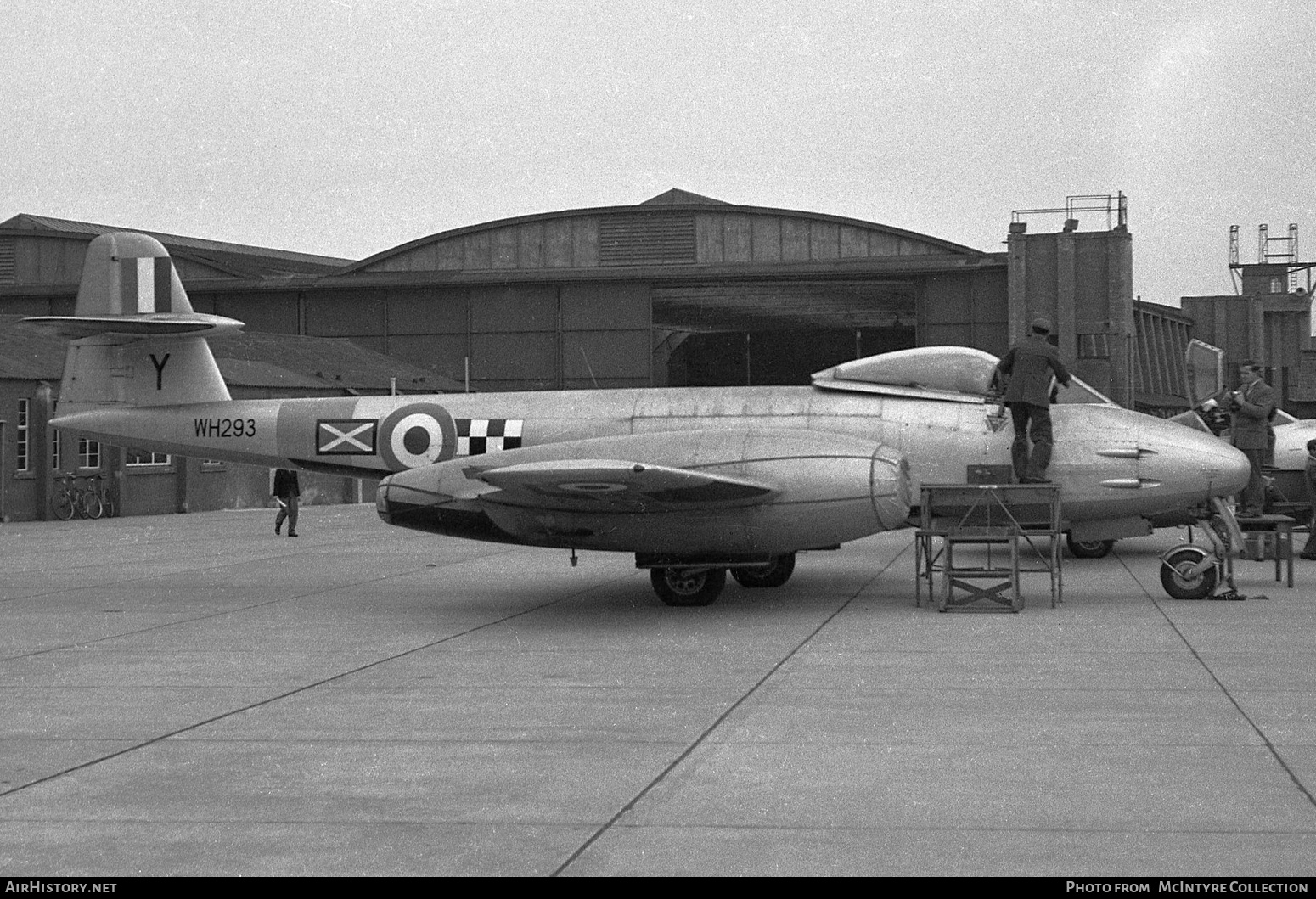 Aircraft Photo of WH293 | Gloster Meteor F8 | UK - Air Force | AirHistory.net #396089