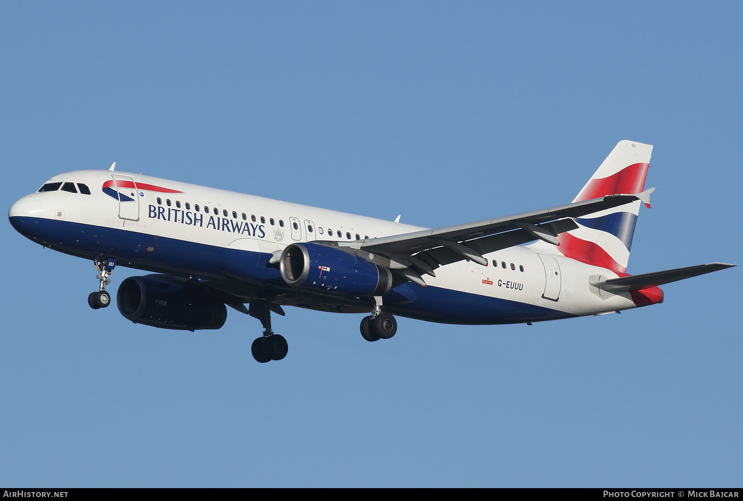 Aircraft Photo of G-EUUU | Airbus A320-232 | British Airways | AirHistory.net #396095