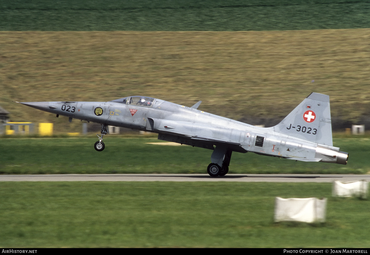 Aircraft Photo of J-3023 | Northrop F-5E Tiger II | Switzerland - Air Force | AirHistory.net #396104