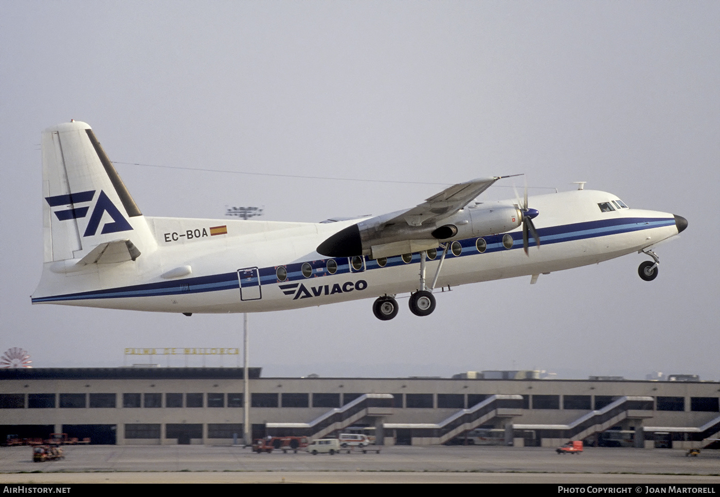 Aircraft Photo of EC-BOA | Fokker F27-600 Friendship | Aviaco | AirHistory.net #396115