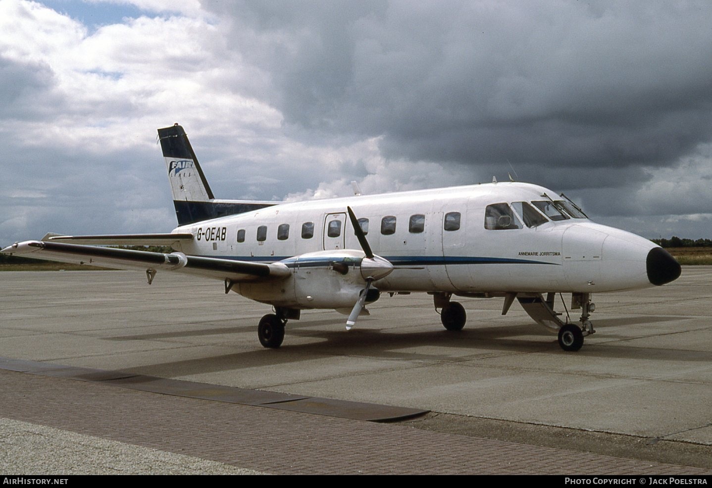 Aircraft Photo of G-OEAB | Embraer EMB-110P2 Bandeirante | Fairlines | AirHistory.net #396121