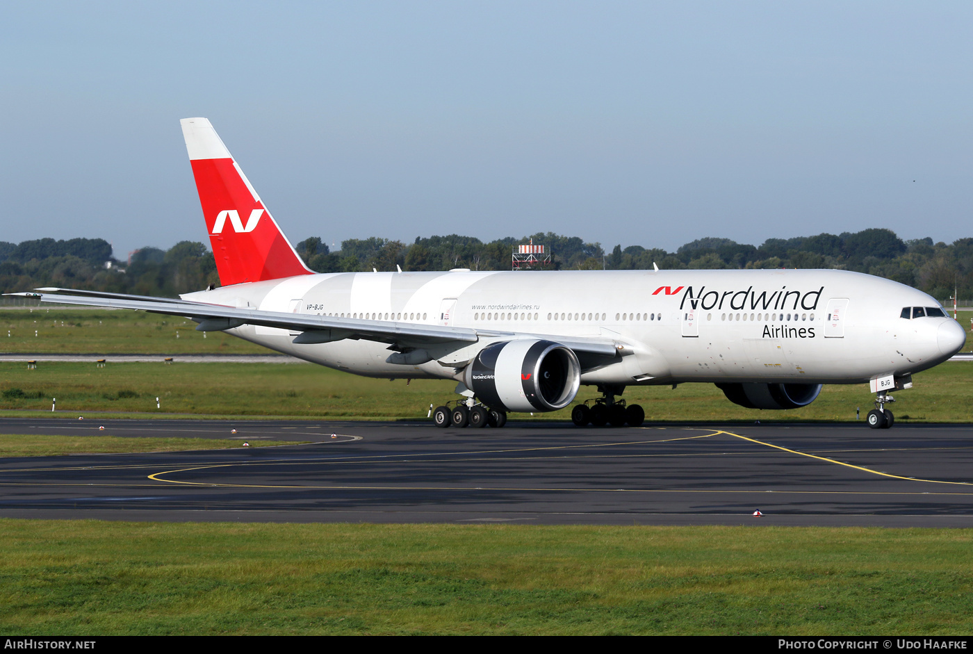 Aircraft Photo of VP-BJG | Boeing 777-2Q8/ER | Nordwind Airlines | AirHistory.net #396125