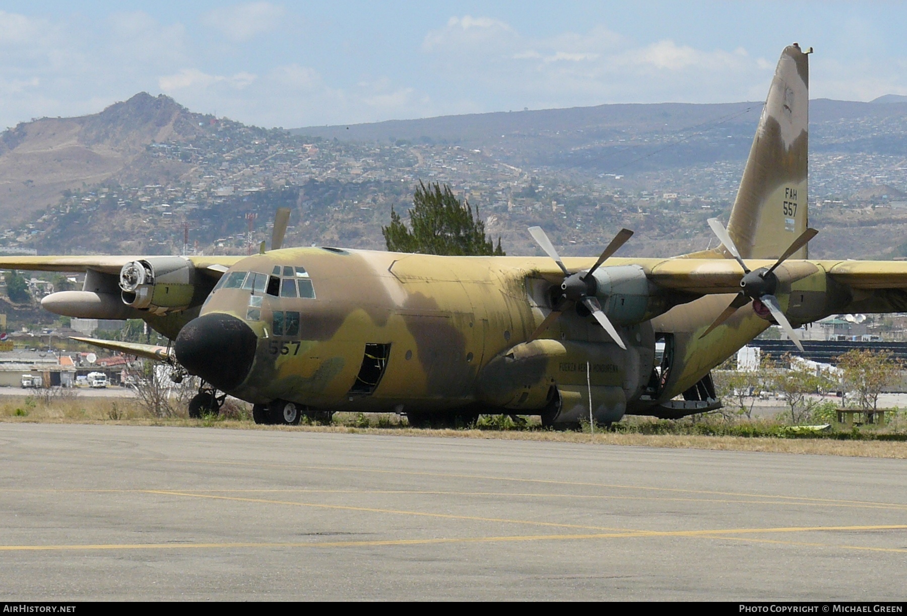 Aircraft Photo of FAH557 | Lockheed C-130A Hercules (L-182) | Honduras - Air Force | AirHistory.net #396144