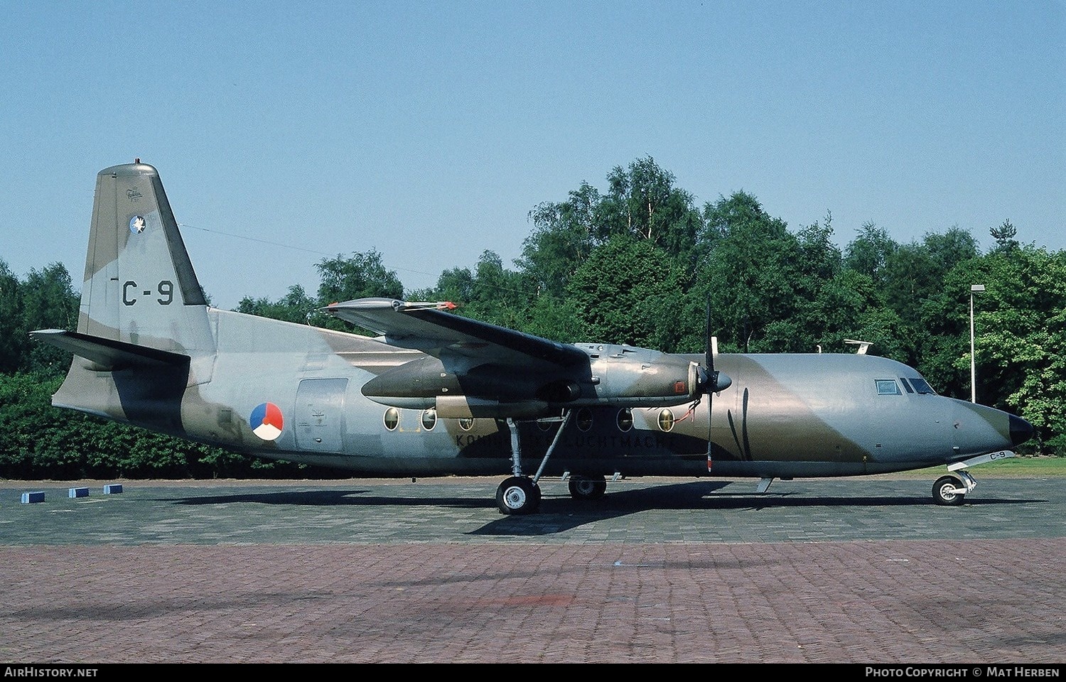 Aircraft Photo of C-9 | Fokker F27-300M Troopship | Netherlands - Air Force | AirHistory.net #396171