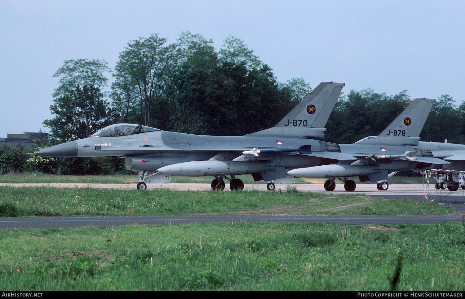Aircraft Photo of J-870 | General Dynamics F-16A Fighting Falcon | Netherlands - Air Force | AirHistory.net #396173