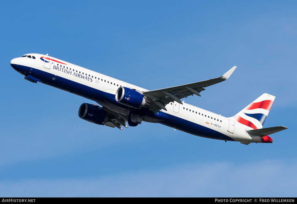 Aircraft Photo of G-NEOS | Airbus A321-251NX | British Airways | AirHistory.net #396180
