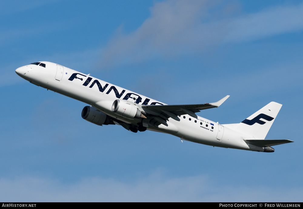 Aircraft Photo of OH-LKI | Embraer 190LR (ERJ-190-100LR) | Finnair | AirHistory.net #396182