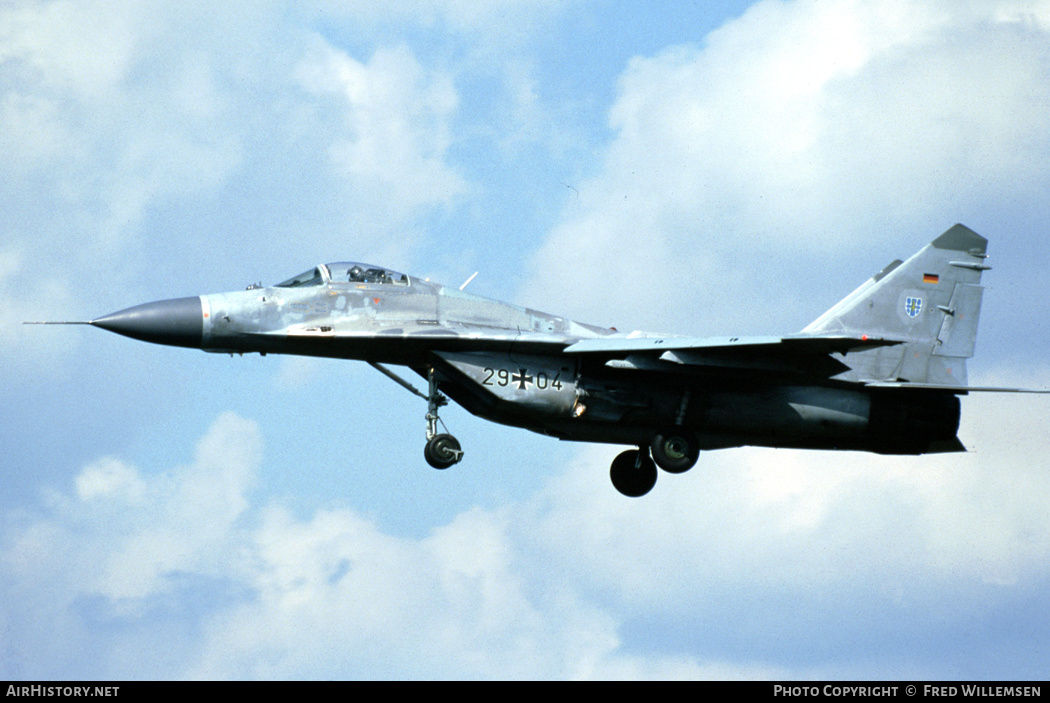 Aircraft Photo of 2904 | Mikoyan-Gurevich MiG-29G (9-12A) | Germany - Air Force | AirHistory.net #396183
