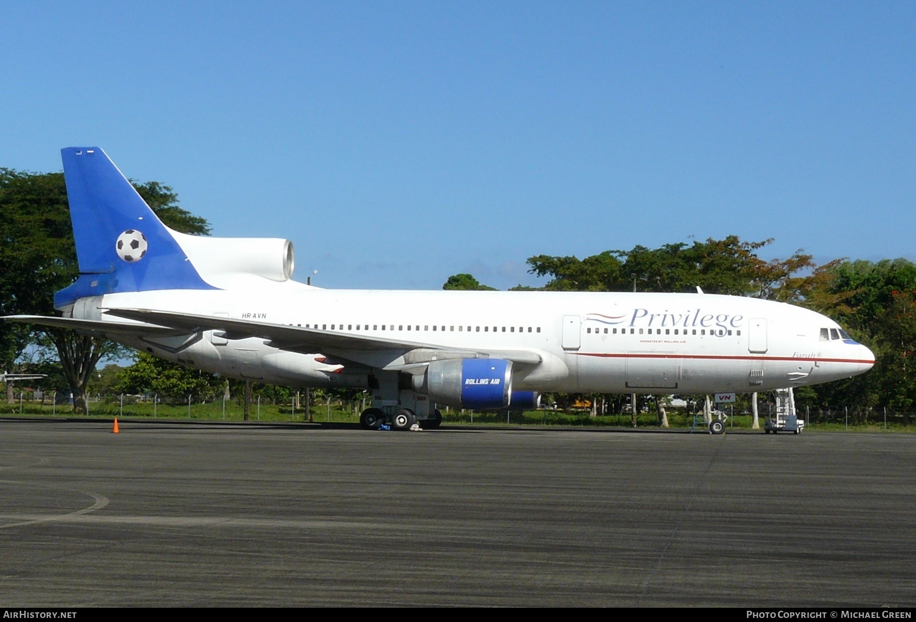 Aircraft Photo of HR-AVN | Lockheed L-1011-385-3 TriStar 500 | Privilege Jet Airlines | AirHistory.net #396191