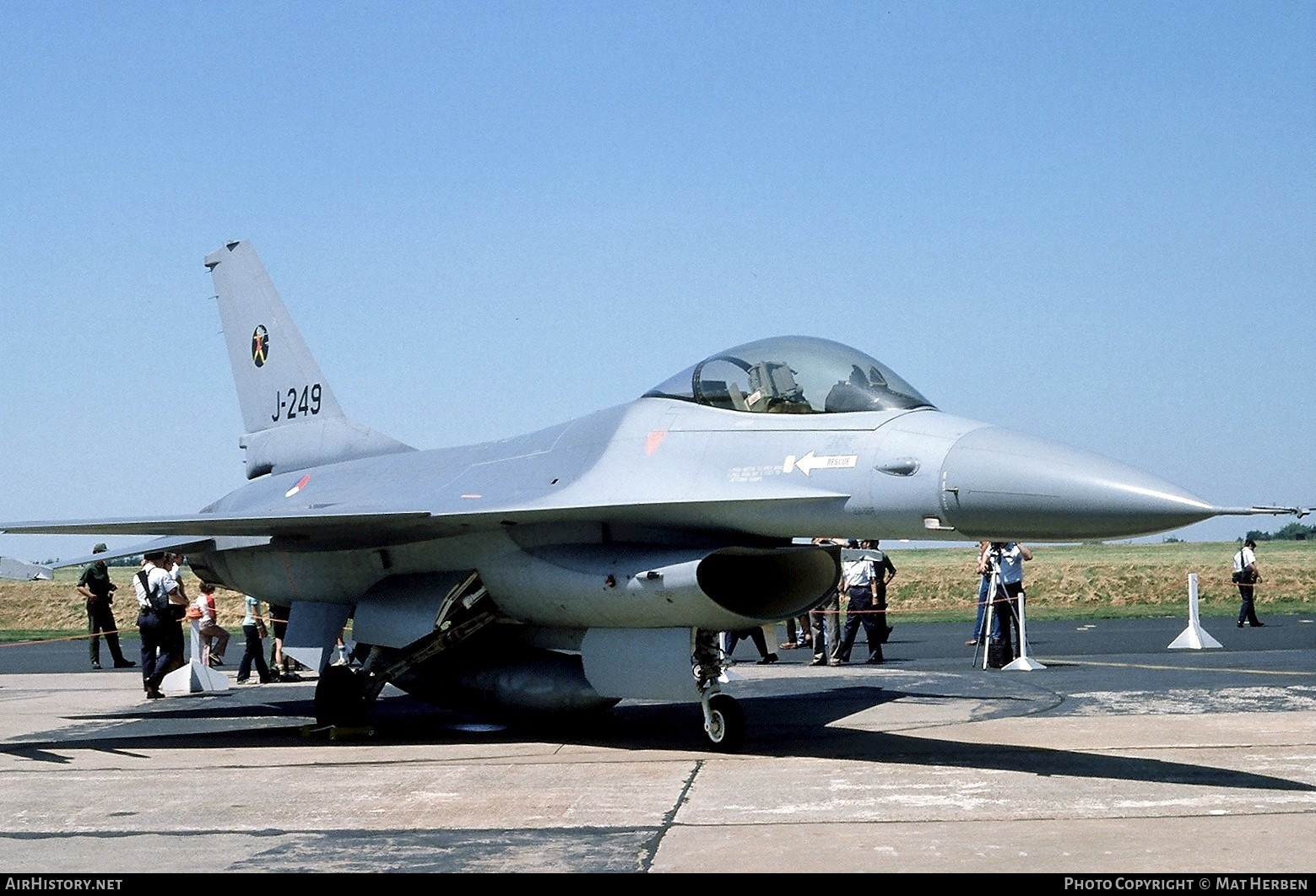 Aircraft Photo of J-249 | General Dynamics F-16A Fighting Falcon | Netherlands - Air Force | AirHistory.net #396192