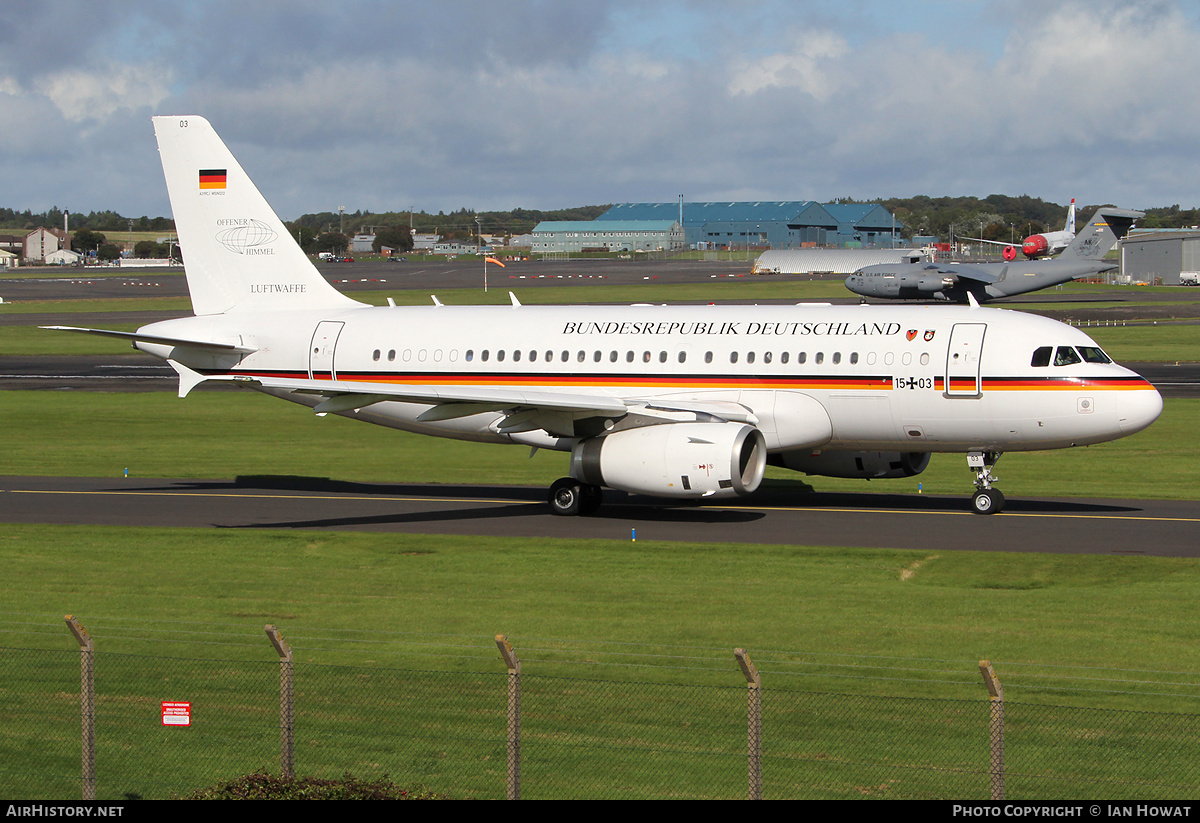 Aircraft Photo of 1503 | Airbus ACJ319 (A319-133/CJ) | Germany - Air Force | AirHistory.net #396205