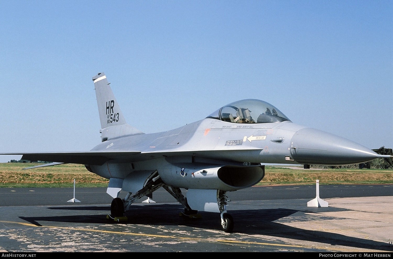Aircraft Photo of 80-0543 / AF80-543 | General Dynamics F-16A Fighting Falcon | USA - Air Force | AirHistory.net #396208