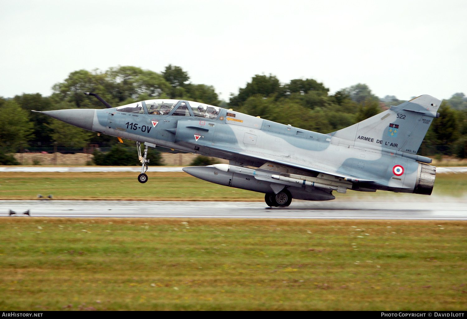 Aircraft Photo of 522 | Dassault Mirage 2000B | France - Air Force | AirHistory.net #396246