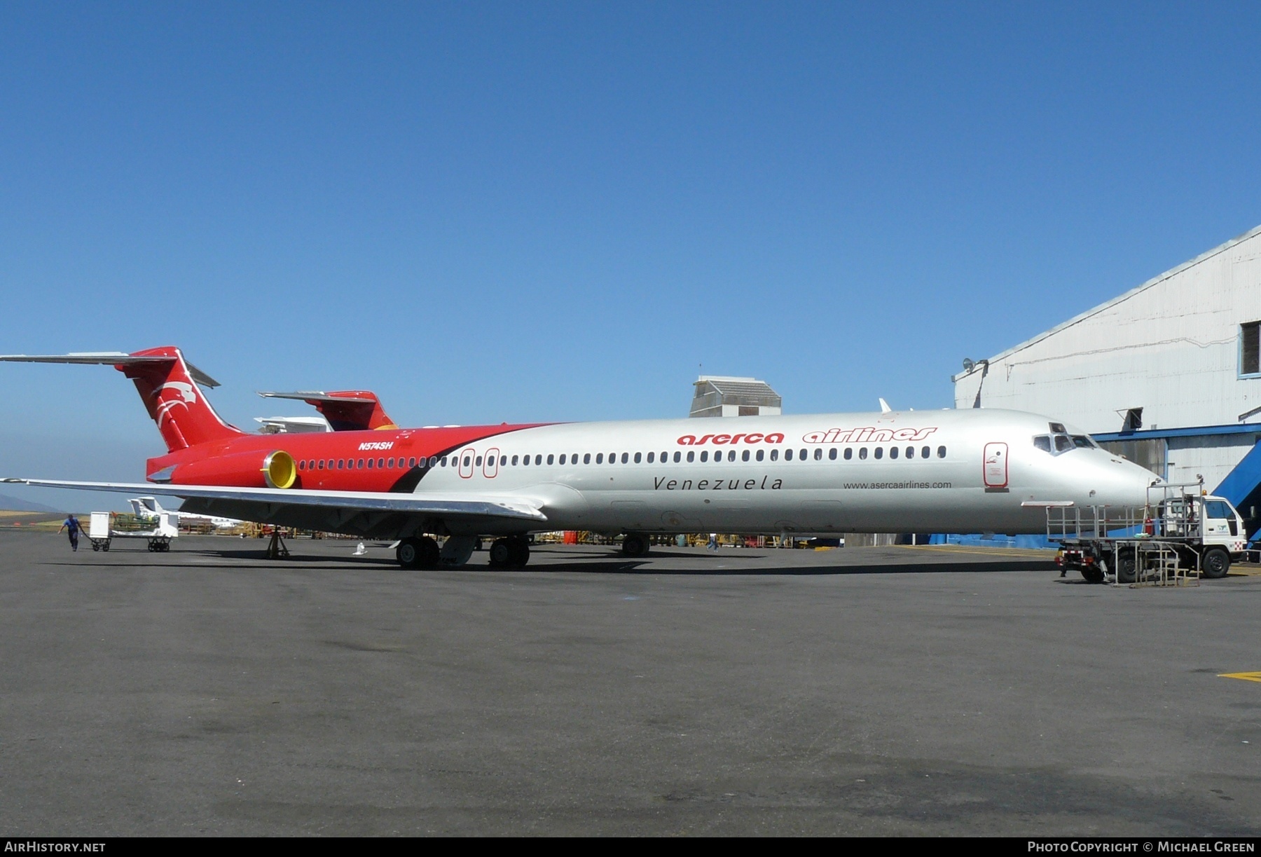 Aircraft Photo of N574SH | McDonnell Douglas MD-82 (DC-9-82) | Aserca Airlines | AirHistory.net #396248