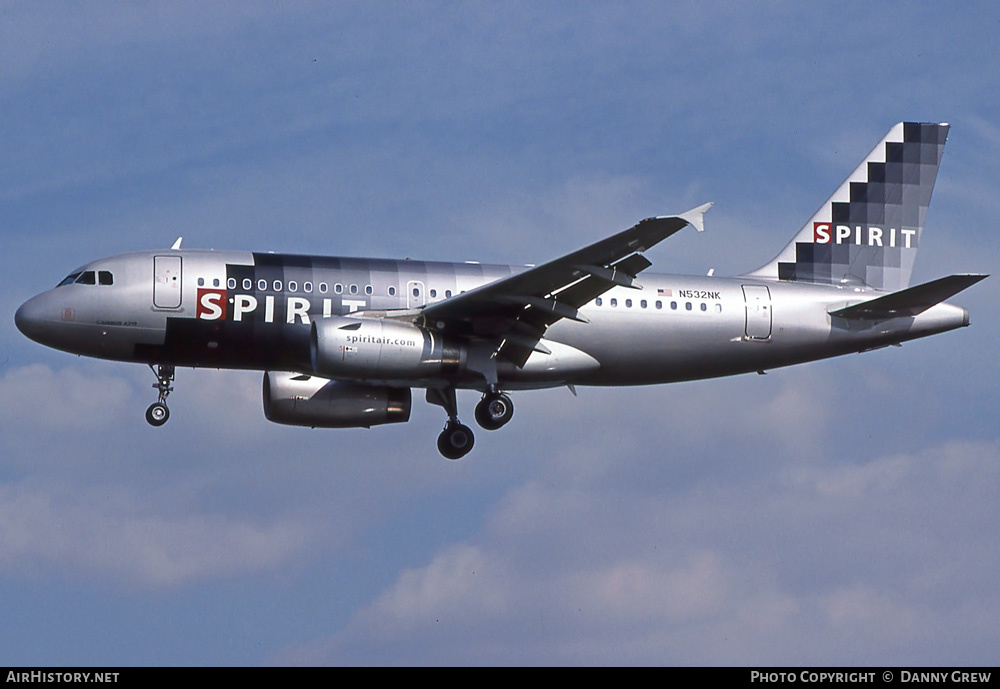 Aircraft Photo of N532NK | Airbus A319-132 | Spirit Airlines | AirHistory.net #396282