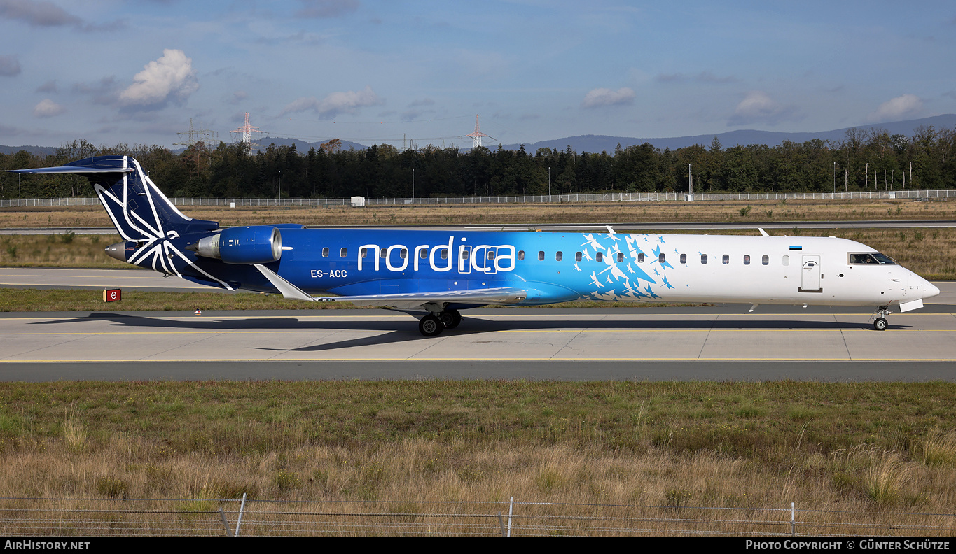 Aircraft Photo of ES-ACC | Bombardier CRJ-900ER (CL-600-2D24) | Nordica | AirHistory.net #396296