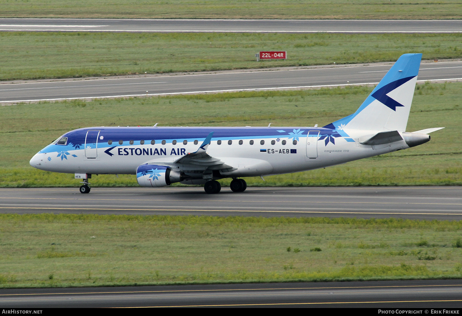Aircraft Photo of ES-AEB | Embraer 170STD (ERJ-170-100STD) | Estonian Air | AirHistory.net #396321
