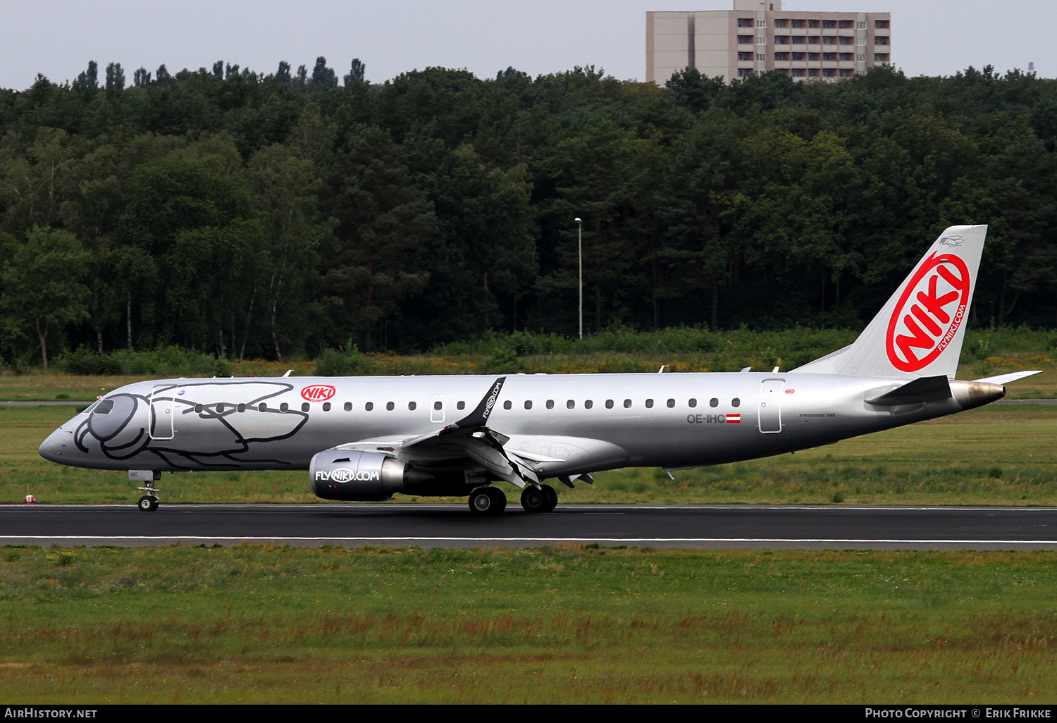 Aircraft Photo of OE-IHC | Embraer 190LR (ERJ-190-100LR) | Niki | AirHistory.net #396331