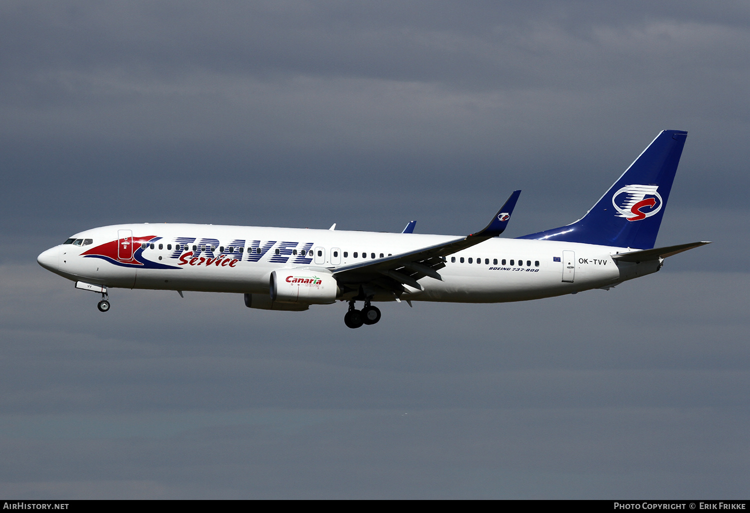 Aircraft Photo of OK-TVV | Boeing 737-86N | Travel Service | AirHistory.net #396343