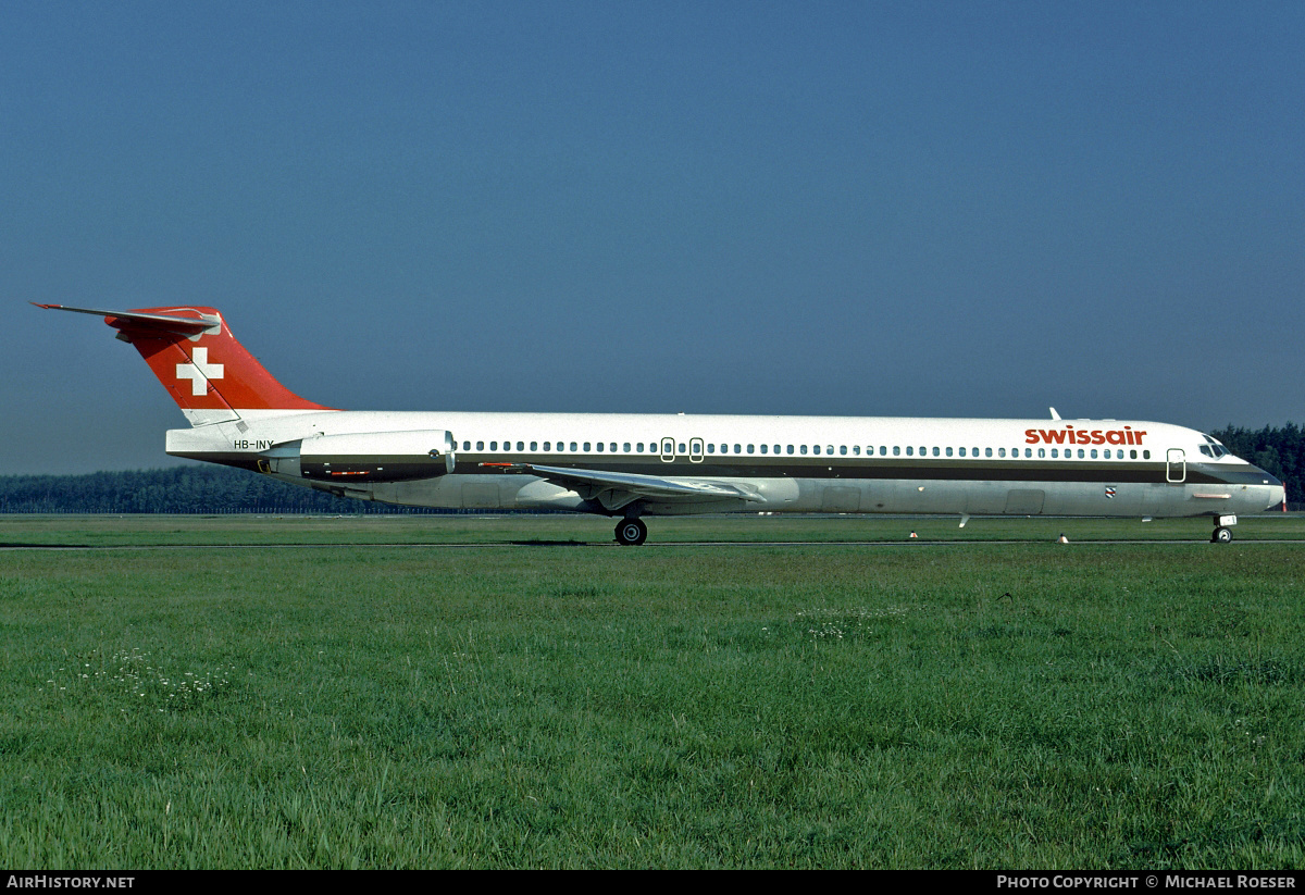 Aircraft Photo of HB-INY | McDonnell Douglas MD-81 (DC-9-81) | Swissair | AirHistory.net #396358
