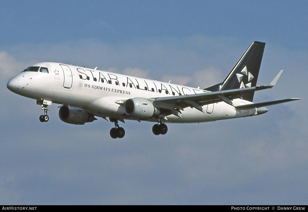 Aircraft Photo of N828MD | Embraer 170SU (ERJ-170-100SU) | US Airways Express | AirHistory.net #396373