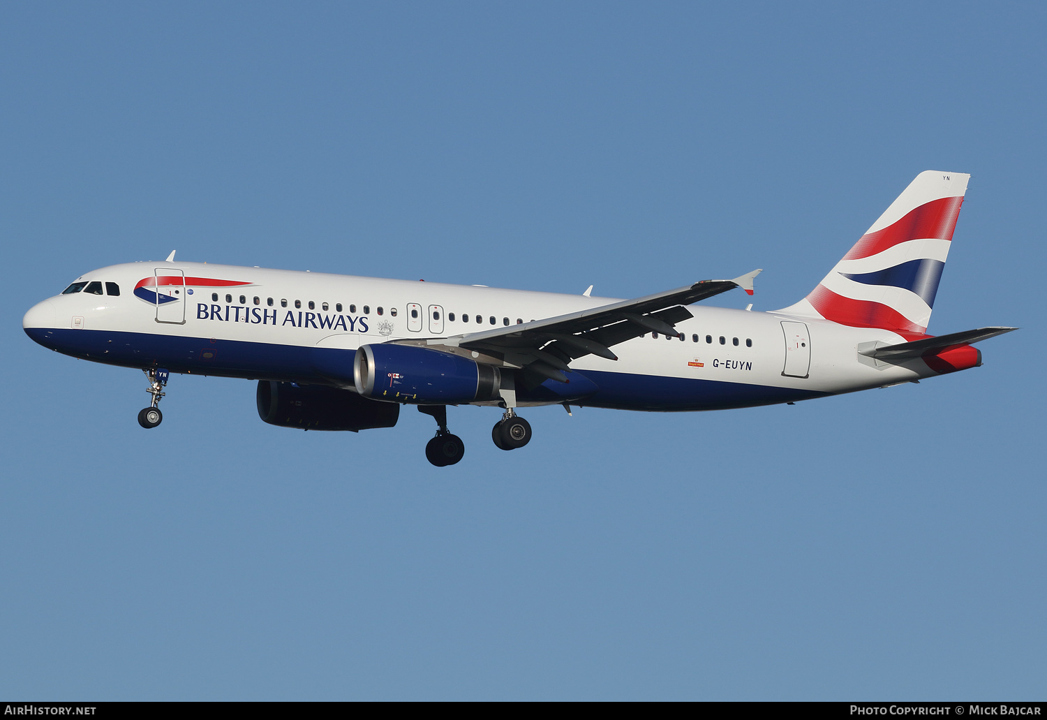Aircraft Photo of G-EUYN | Airbus A320-232 | British Airways | AirHistory.net #396375