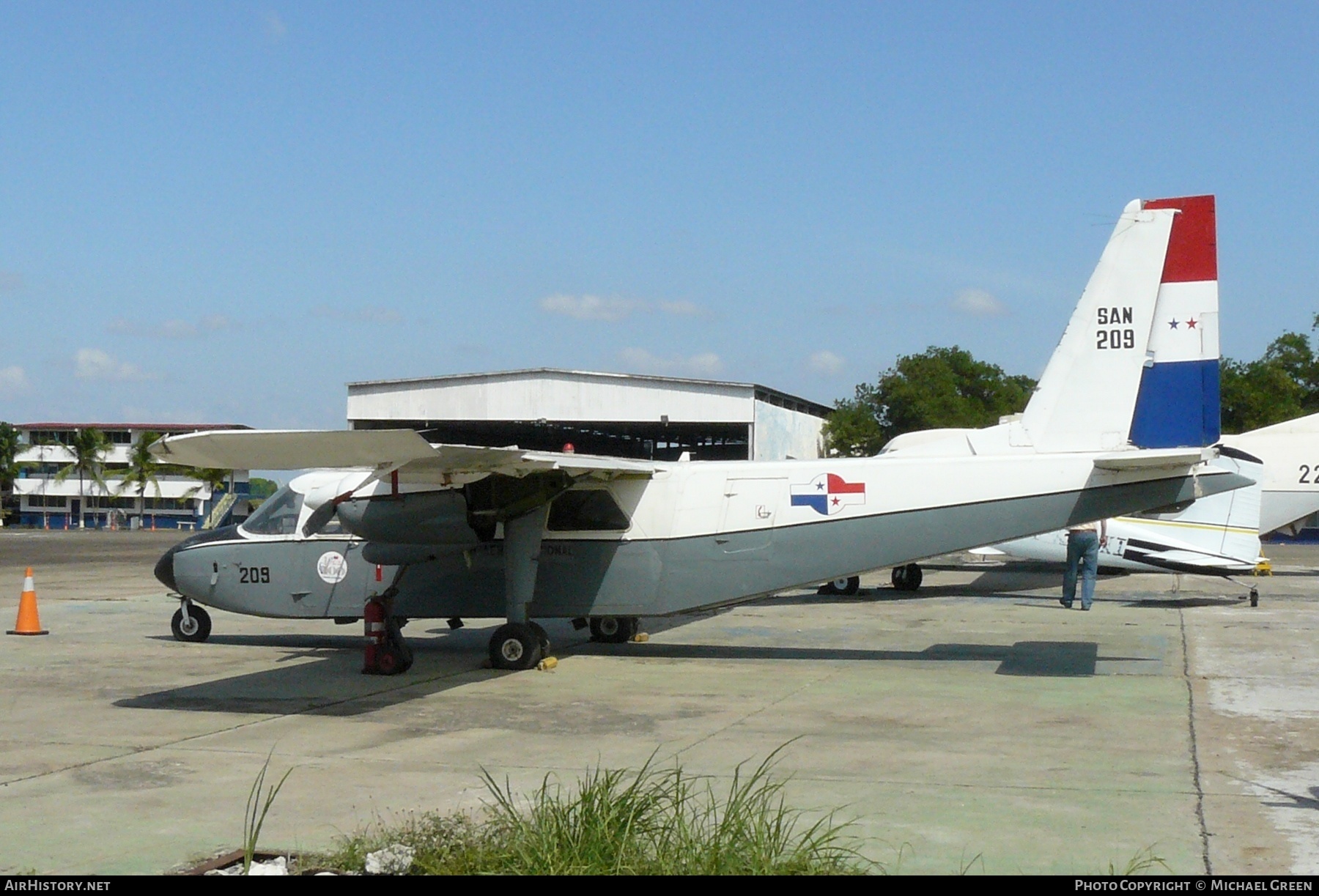 Aircraft Photo of SAN-209 | Britten-Norman BN-2A Islander | Panama - Navy | AirHistory.net #396387