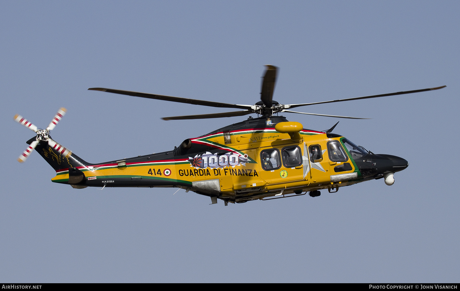 Aircraft Photo of MM81964 | AgustaWestland AW-139 | Italy - Guardia di Finanza | AirHistory.net #396409