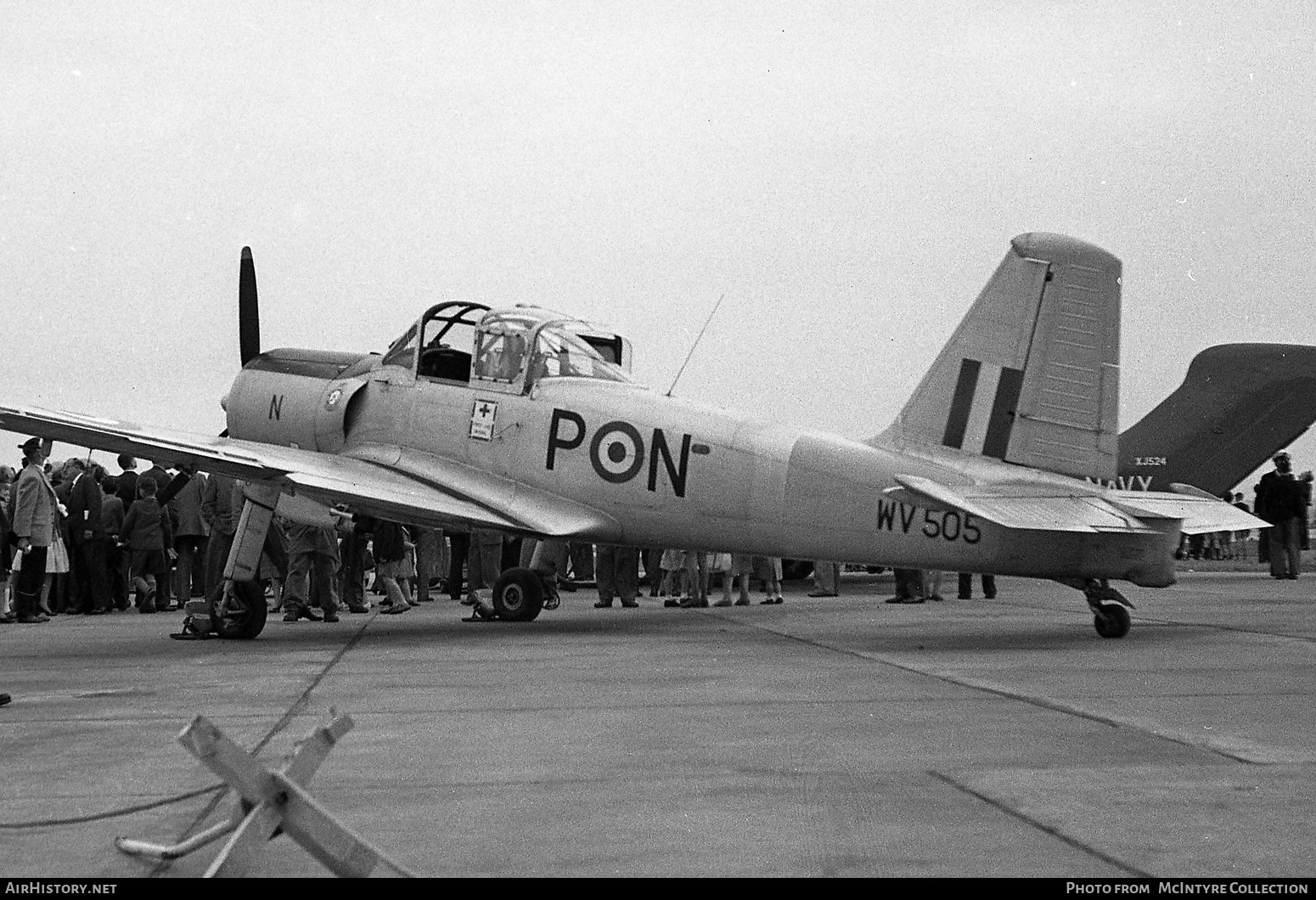 Aircraft Photo of WV505 | Percival P.56 Provost T1 | UK - Air Force | AirHistory.net #396410