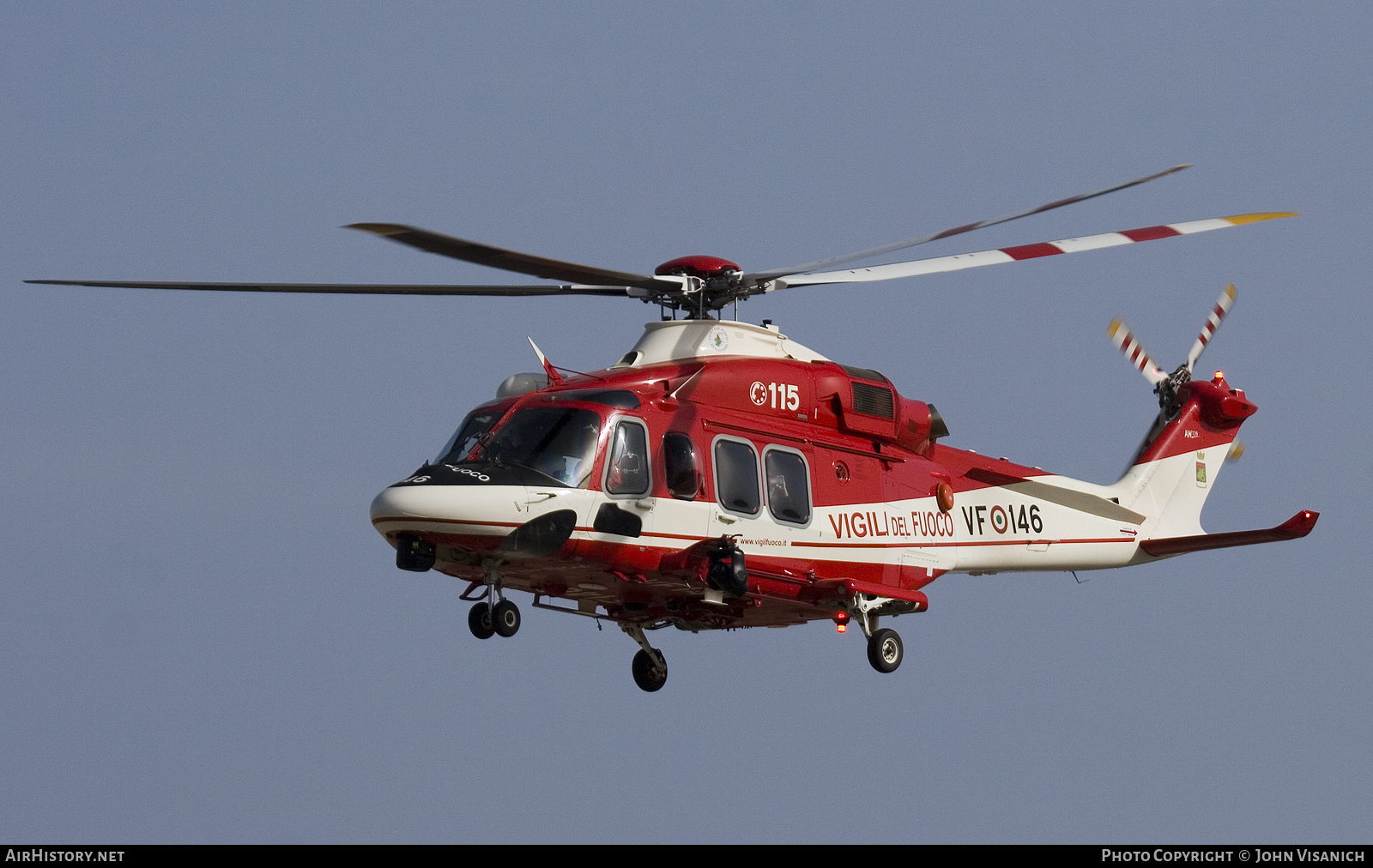 Aircraft Photo of VF-146 | AgustaWestland AW-139 | Italy - Vigili del Fuoco | AirHistory.net #396421