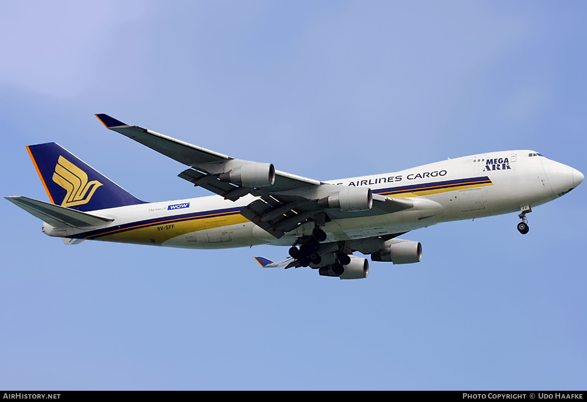 Aircraft Photo of 9V-SFF | Boeing 747-412F/SCD | Singapore Airlines Cargo | AirHistory.net #396438
