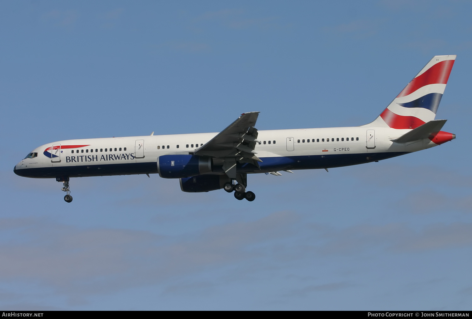 Aircraft Photo of G-CPEO | Boeing 757-236 | British Airways | AirHistory.net #396445