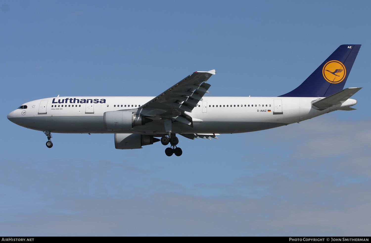 Aircraft Photo of D-AIAZ | Airbus A300B4-605R | Lufthansa | AirHistory.net #396450