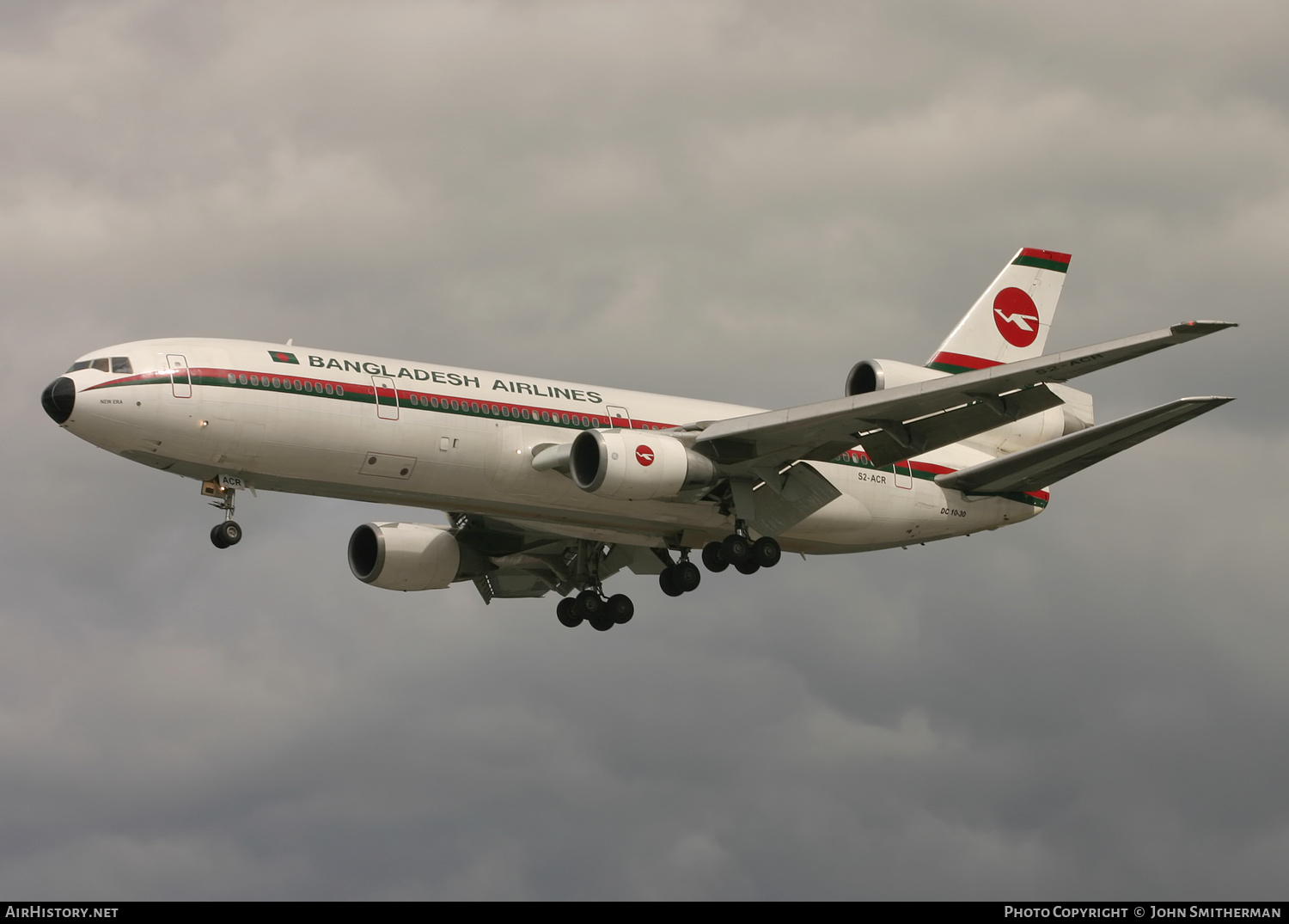 Aircraft Photo of S2-ACR | McDonnell Douglas DC-10-30 | Biman Bangladesh Airlines | AirHistory.net #396492