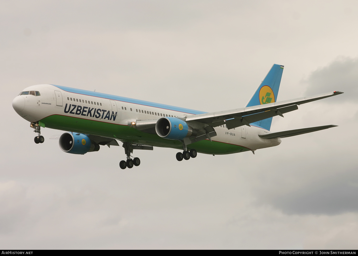 Aircraft Photo of VP-BUA | Boeing 767-33P/ER | Uzbekistan Airways | AirHistory.net #396507