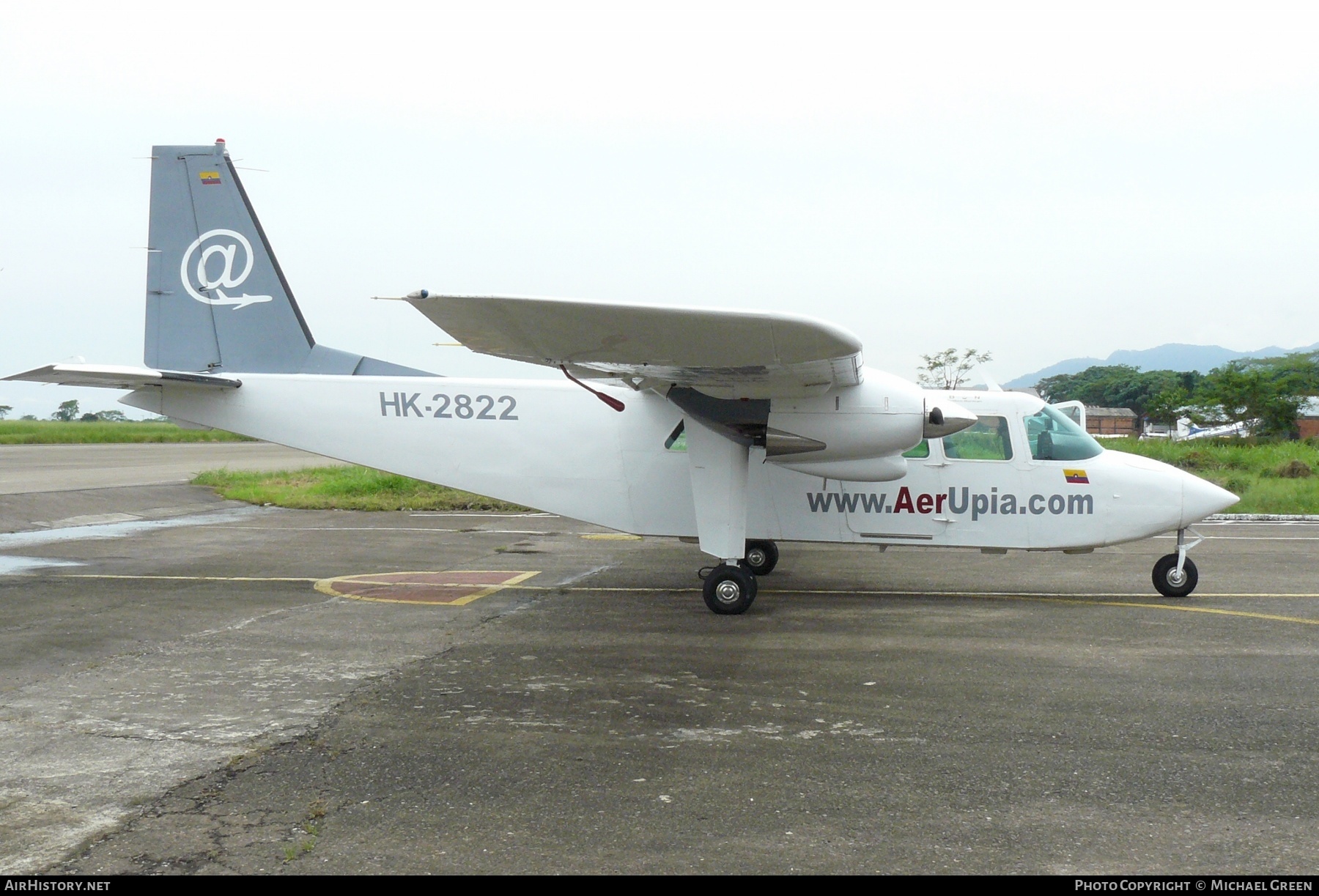 Aircraft Photo of HK-2822 | Pilatus Britten-Norman BN-2B-27 Islander | AerUpía - Aerotaxi del Upía | AirHistory.net #396524