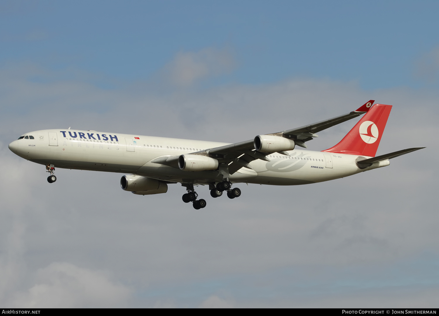 Aircraft Photo of TC-JIJ | Airbus A340-313X | Turkish Airlines | AirHistory.net #396528