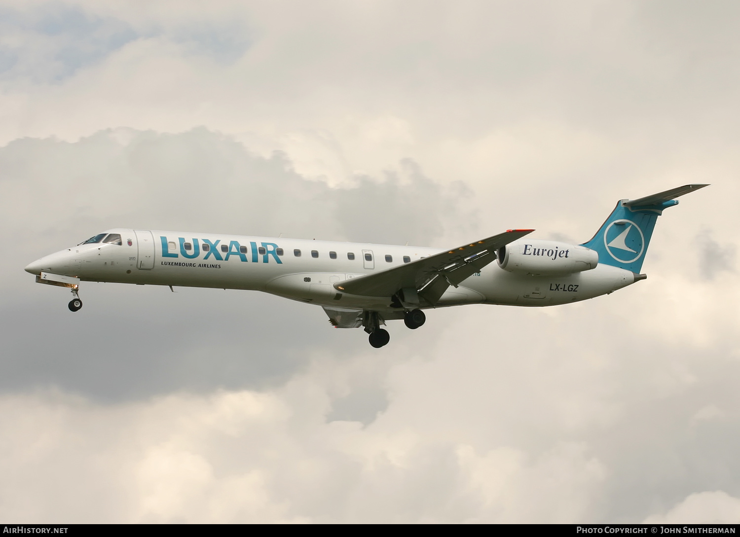 Aircraft Photo of LX-LGZ | Embraer ERJ-145LU (EMB-145LU) | Luxair | AirHistory.net #396555