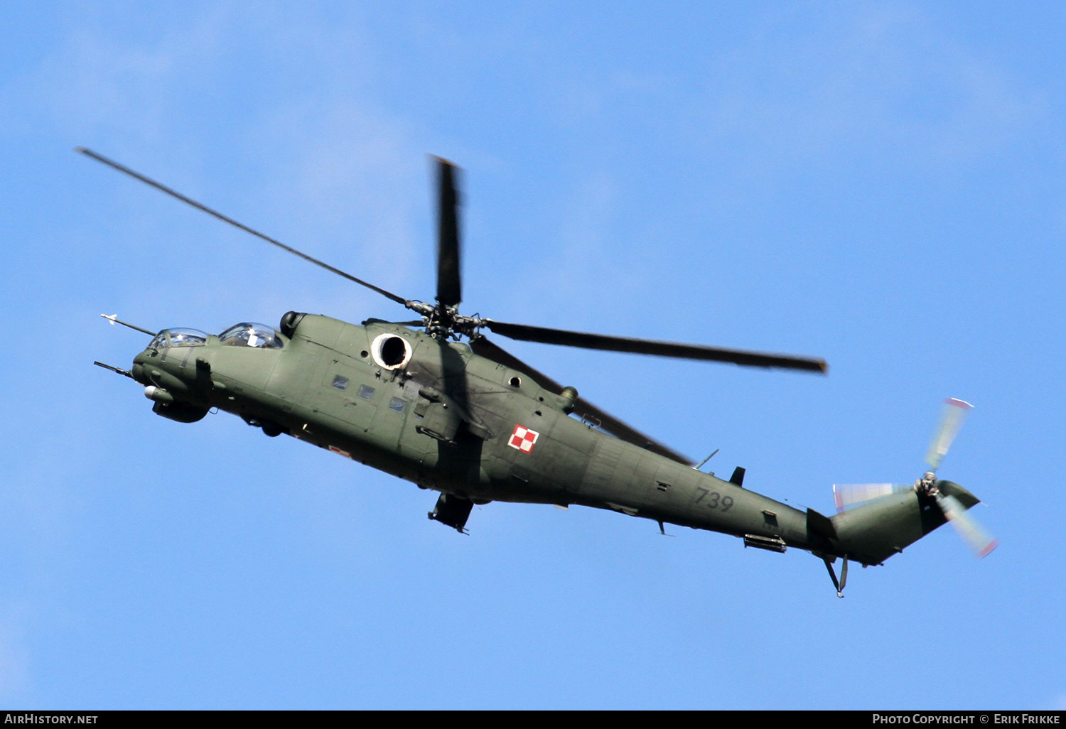 Aircraft Photo of 739 | Mil Mi-24W | Poland - Army | AirHistory.net #396567