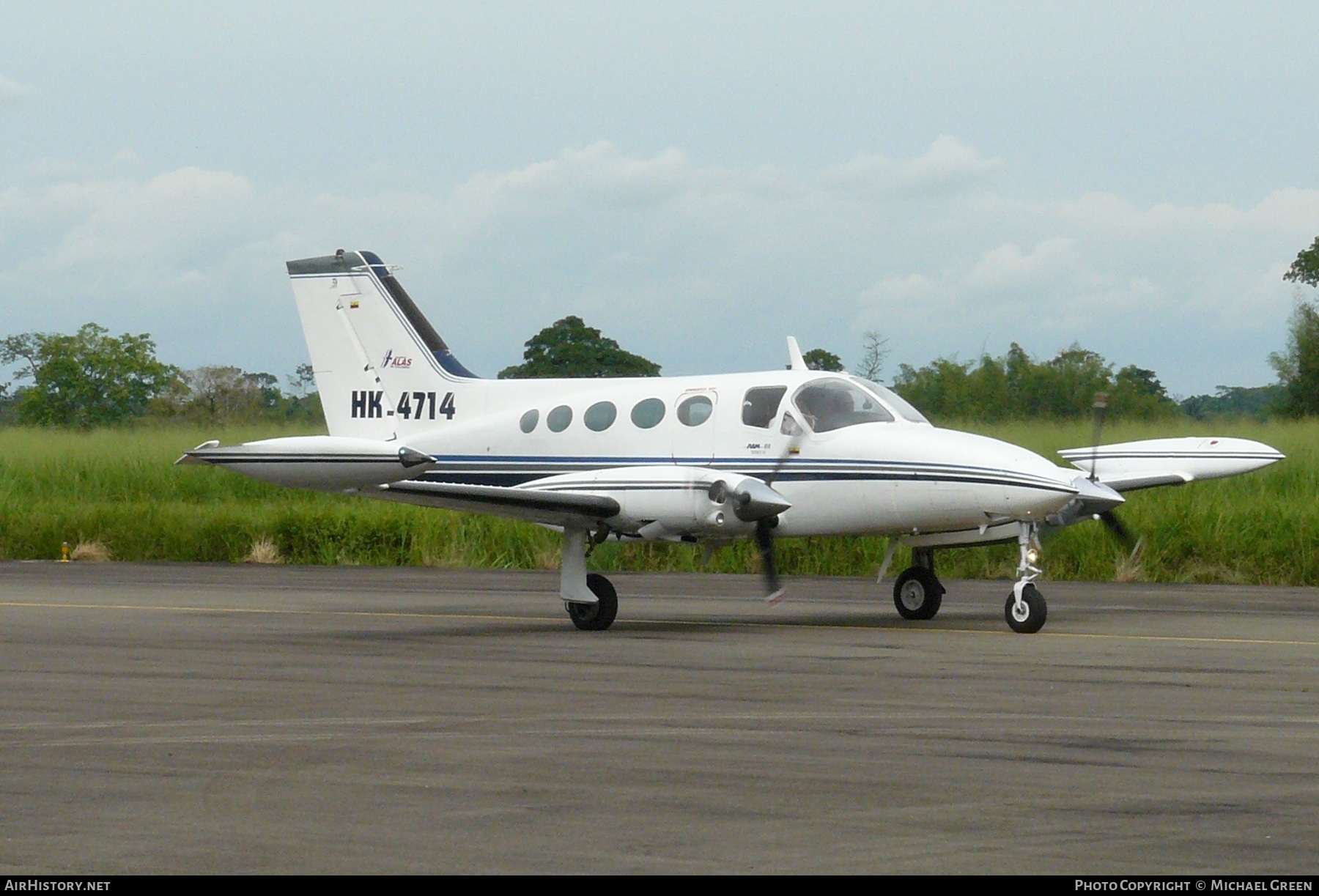 Aircraft Photo of HK-4714 | Cessna 414 RAM Srs.6 | AirHistory.net #396572