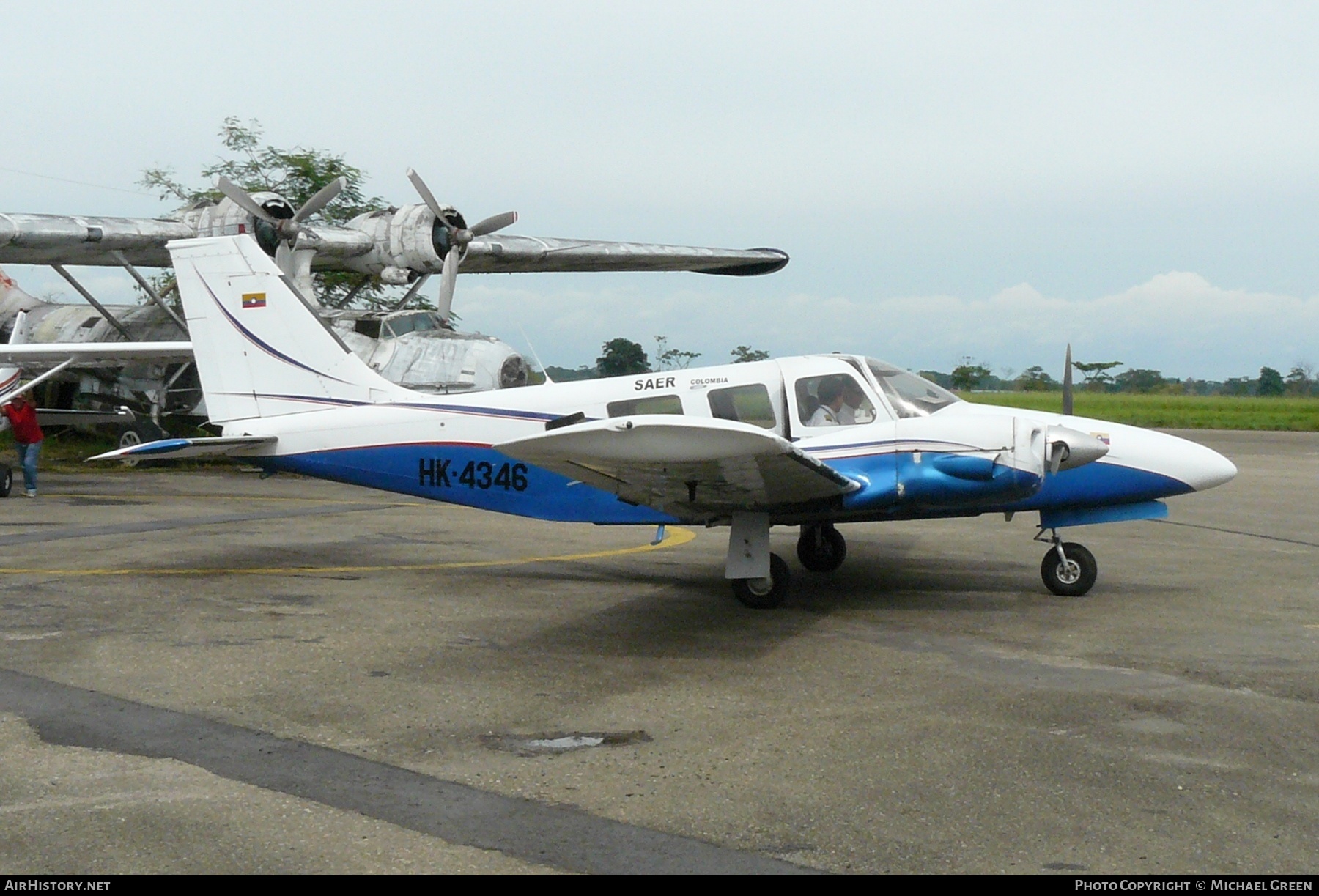 Aircraft Photo of HK-4346 | Piper PA-34-200 Seneca | SEAR - Servicio Aéreo Regional | AirHistory.net #396593