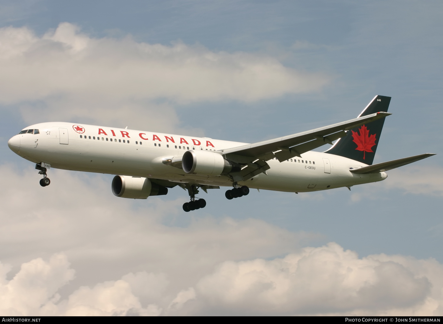 Aircraft Photo of C-GEOU | Boeing 767-375/ER | Air Canada | AirHistory.net #396599