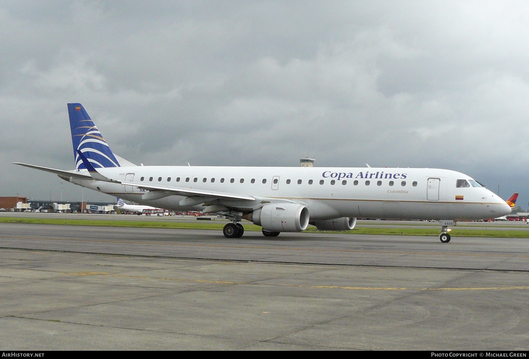 Aircraft Photo of HK-4505 | Embraer 190LR (ERJ-190-100LR) | Copa Airlines Colombia | AirHistory.net #396626