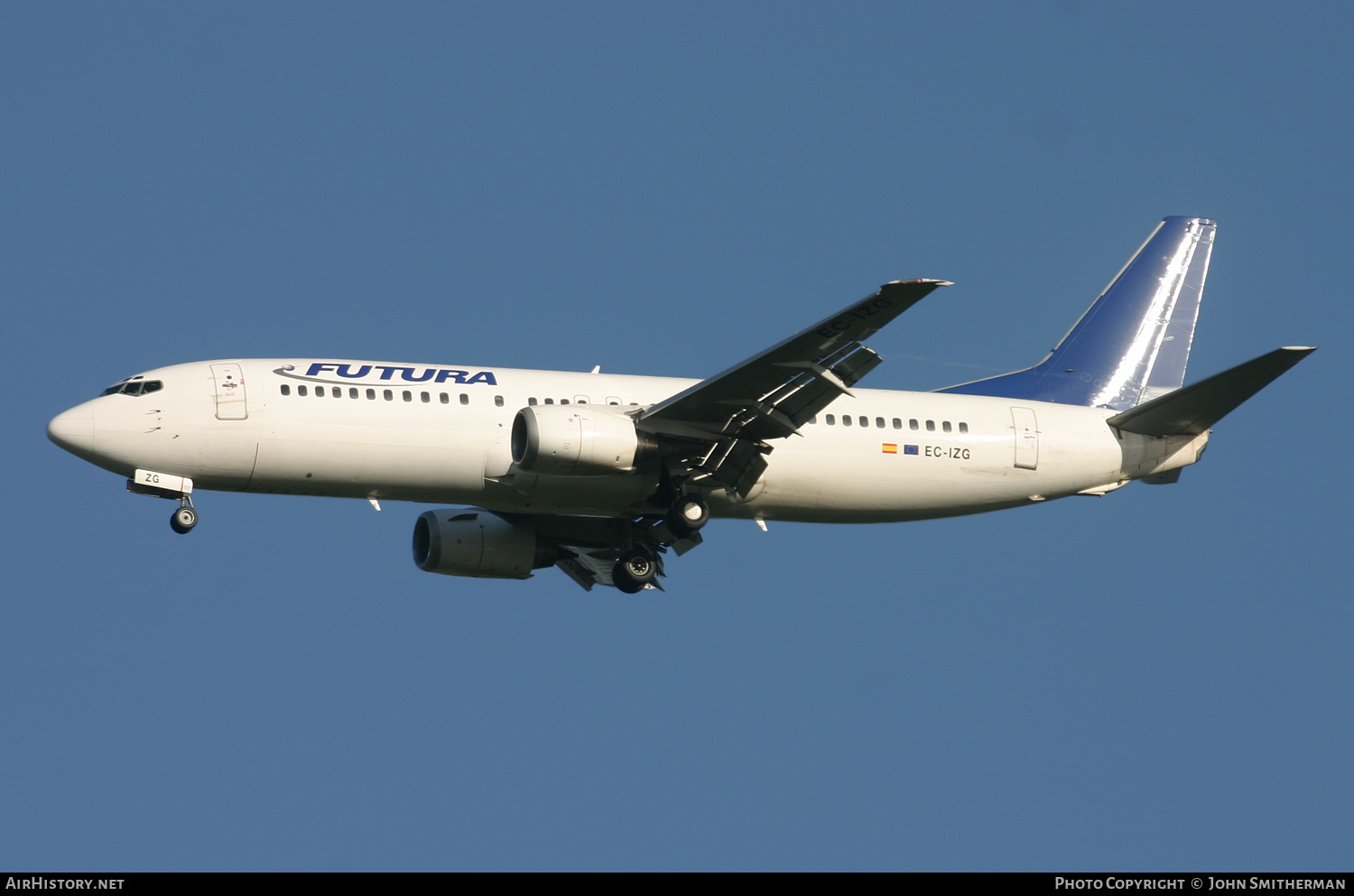 Aircraft Photo of EC-IZG | Boeing 737-46J | Futura International Airways | AirHistory.net #396627