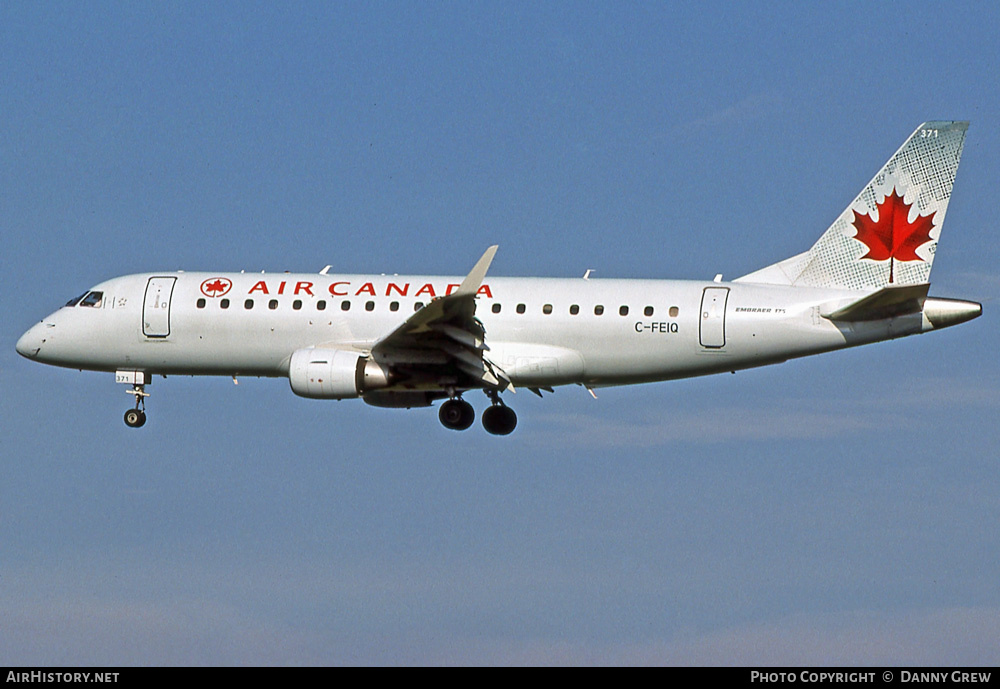 Aircraft Photo of C-FEIQ | Embraer 175LR (ERJ-170-200LR) | Air Canada | AirHistory.net #396635