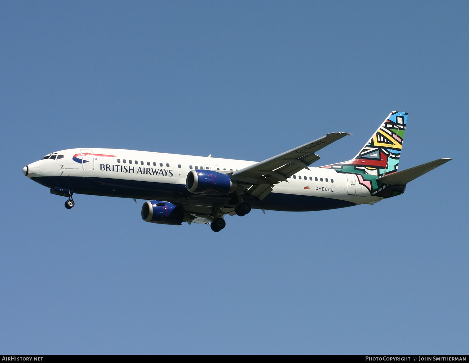 Aircraft Photo of G-DOCL | Boeing 737-436 | British Airways | AirHistory.net #396638