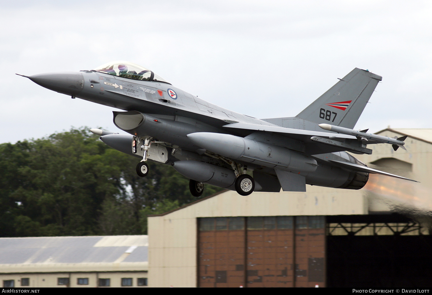 Aircraft Photo of 687 | General Dynamics F-16AM Fighting Falcon | Norway - Air Force | AirHistory.net #396648