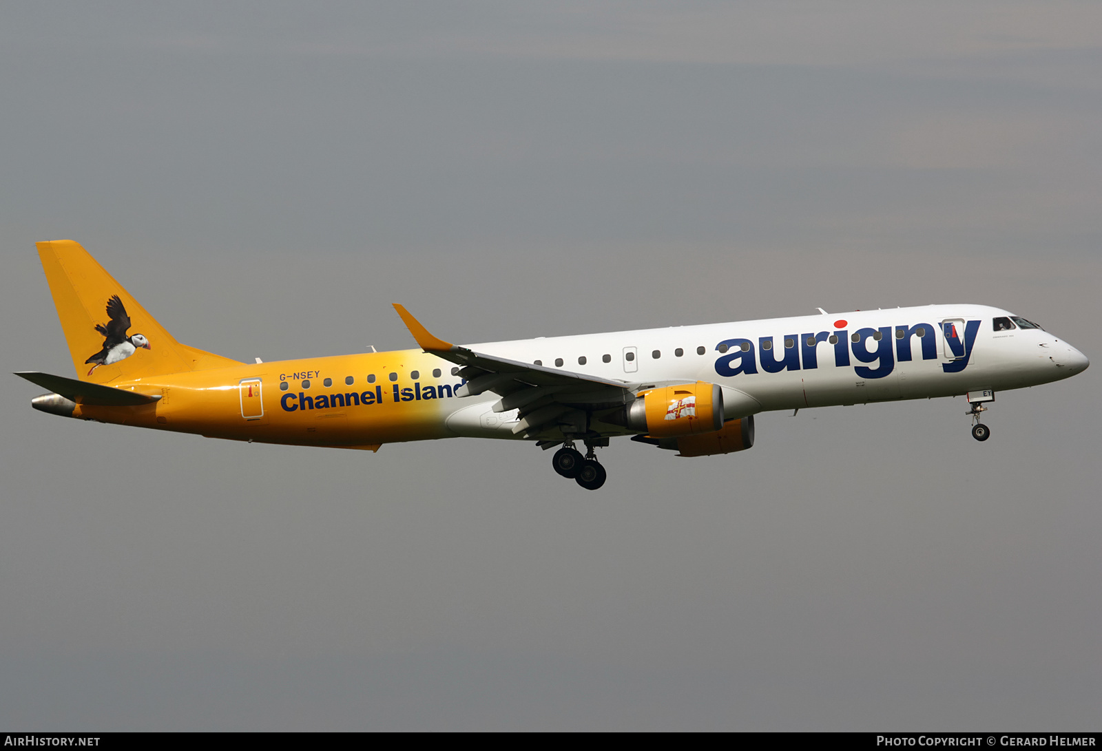 Aircraft Photo of G-NSEY | Embraer 195STD (ERJ-190-200STD) | Aurigny Air Services | AirHistory.net #396661