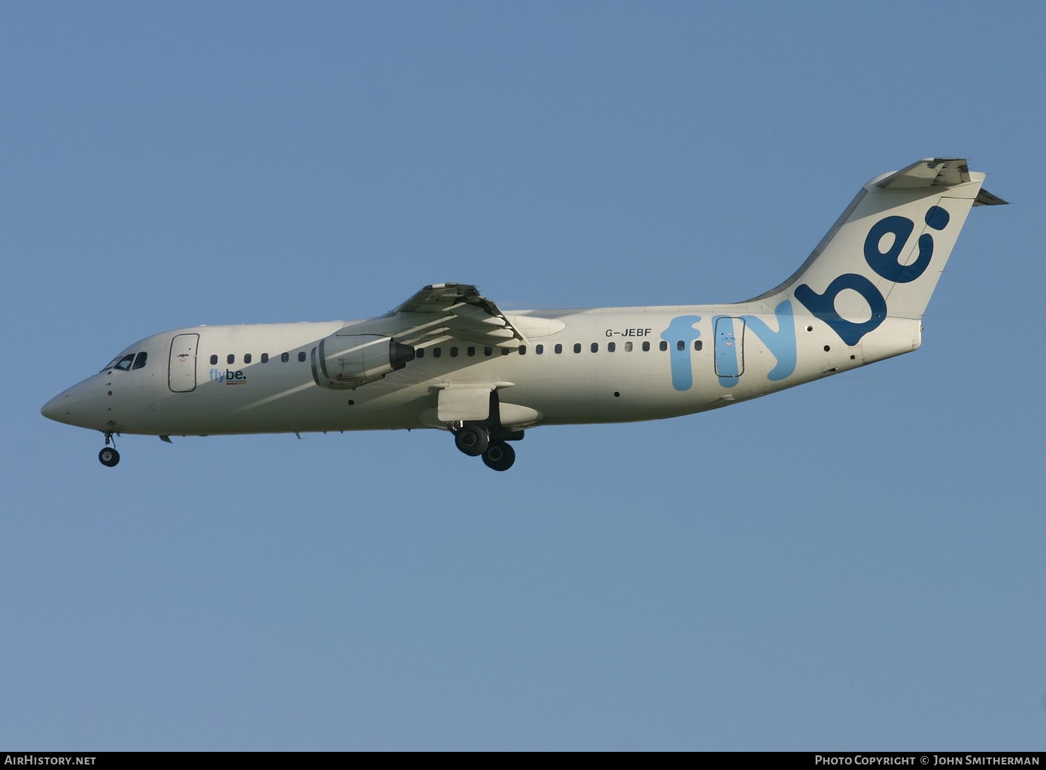 Aircraft Photo of G-JEBF | British Aerospace BAe-146-300 | Flybe - British European | AirHistory.net #396687